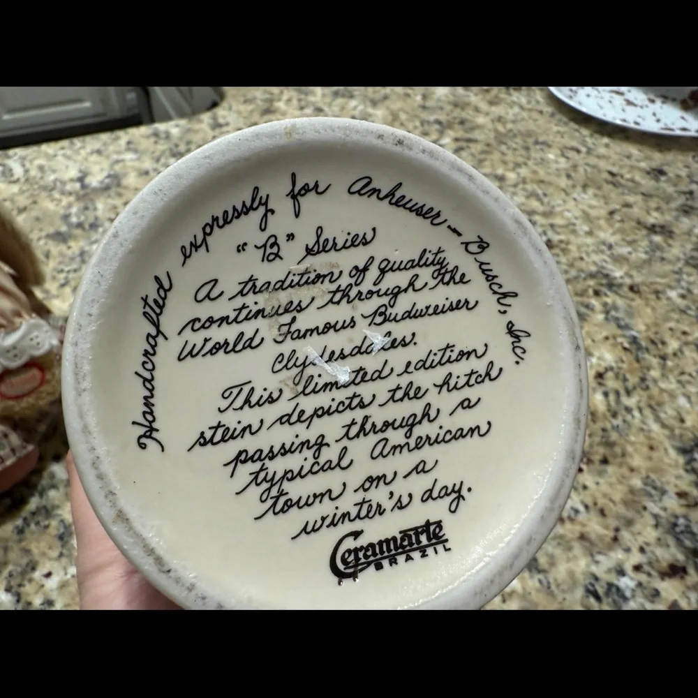 Budweiser Limited Edition Ceramic Stein